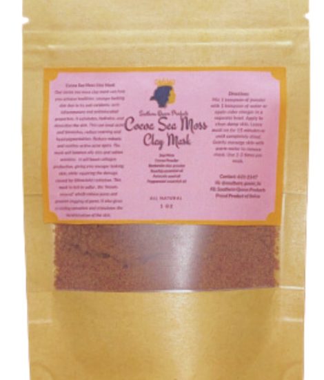 Cocoa Sea Moss Clay Mask
