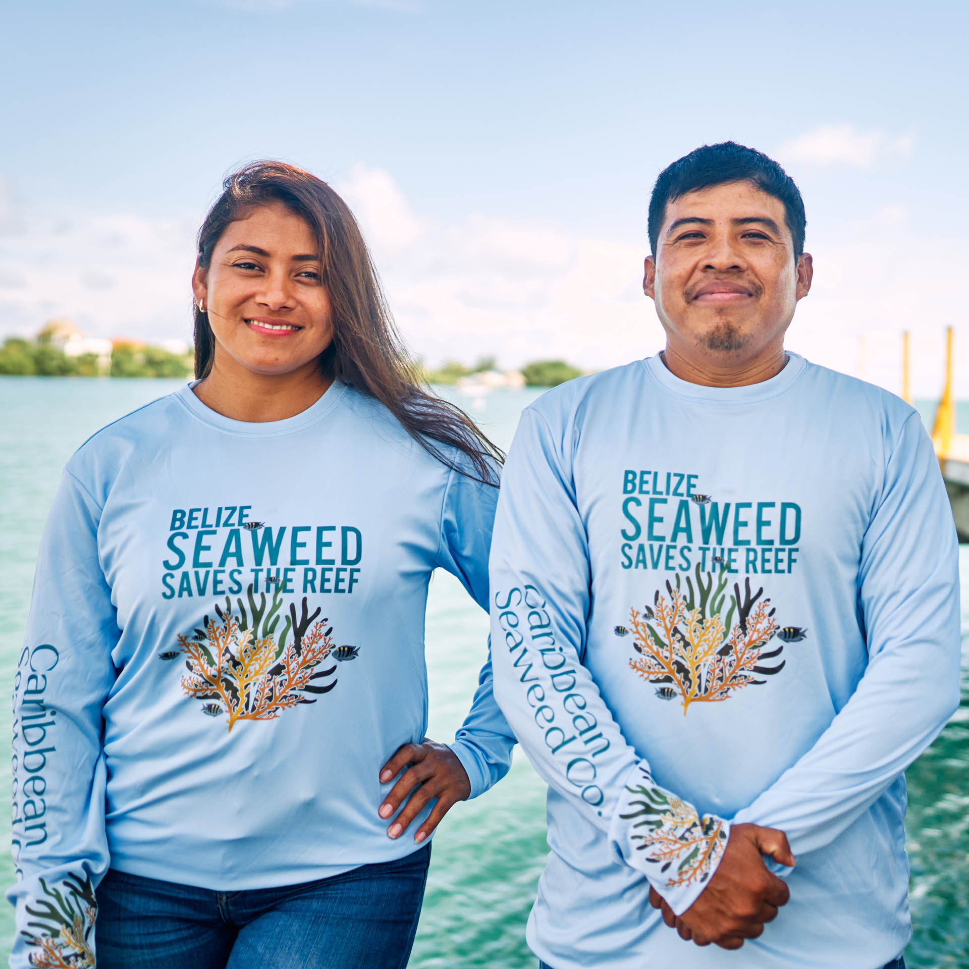 Seaweed Saves the Reef Dry-Fit Long Sleeve