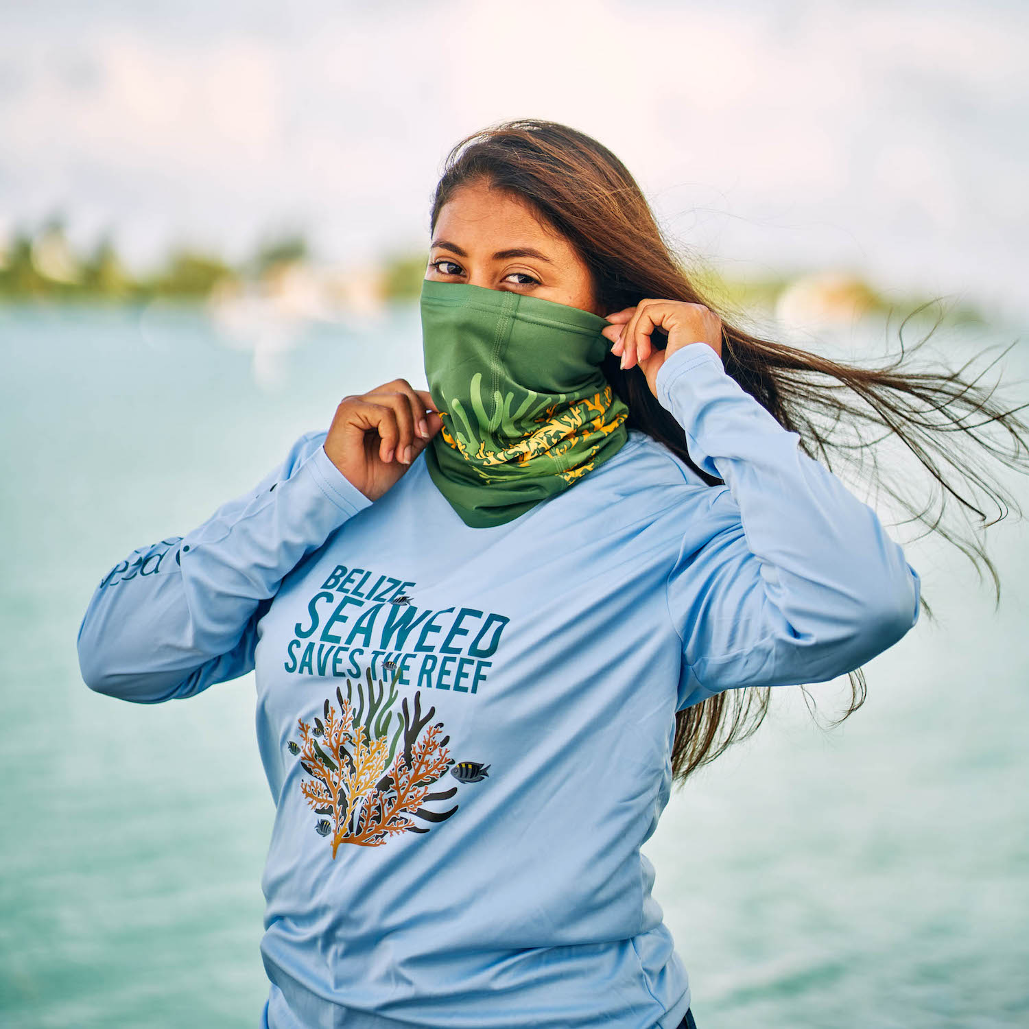Caribbean Seaweed Co Neck Gaiter - Image 2