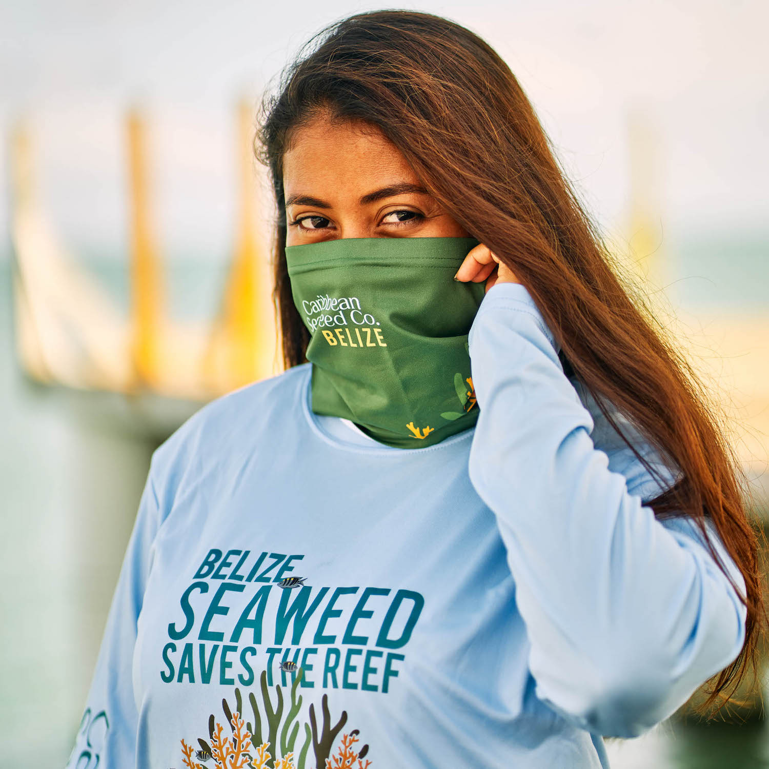 Caribbean Seaweed Co Neck Gaiter - Image 3